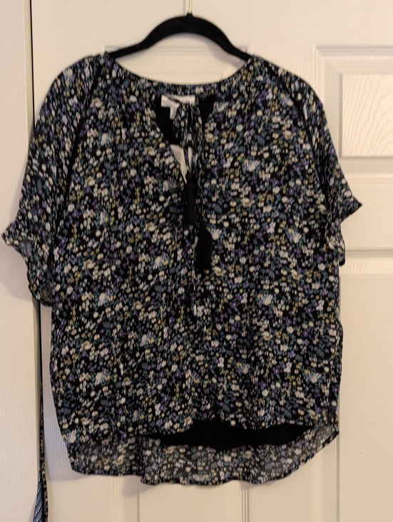 Allison New York Tops - Allison New York Ruffled Floral Blouse NWT